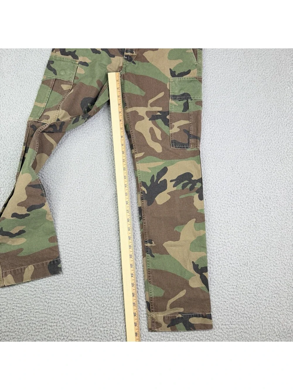 Polo Ralph Lauren Military Surplus Utility Cargo Pants Green Camo Distress 31x30